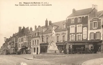 carte postale RUE VILLETTE-GATE Eure-et-Loir 1942 017480 Photo