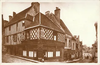 carte postale RUE BOURG LE COMTE ET RUE DU PATY Eure-et-Loir 1903-1950 017484 Photo