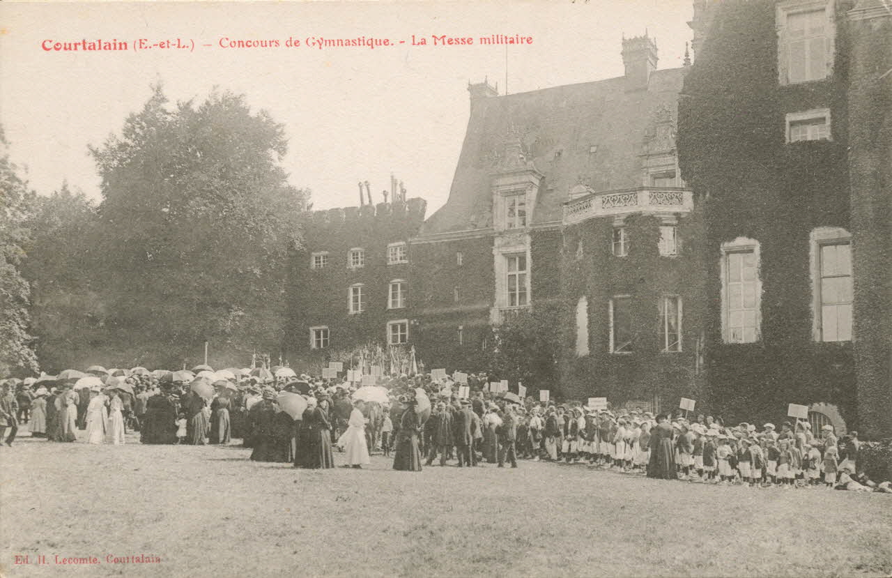 carte postale CONCOURS DE GYMNASTIQUE Eure-et-Loir 1903-1920 017525  Photo