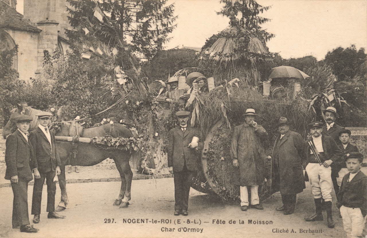 carte postale CHAR D'ORMOY Eure-et-Loir 1903-1920 017532 Photo