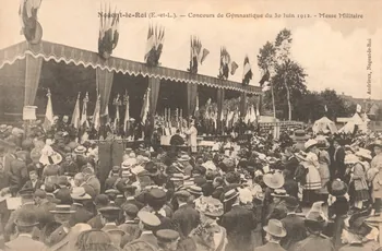 carte postale CONCOURS DE GYMNASTIQUE Eure-et-Loir 1912 017534 Photo
