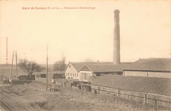 carte postale BRIQUETERIE DUBOUCHAGE Eure-et-Loir 1903-1920 017548 Photo