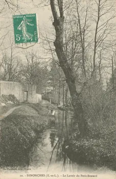 carte postale LE LAVOIR DU PETIT-BOSSARD Eure-et-Loir 1907 017556 Photo