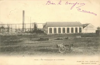 carte postale VUE PANORAMIQUE DE LA SUCRERIE Eure-et-Loir 1903 017557  Photo