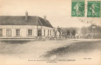 carte postale LA RETRAITE Eure-et-Loir 1908 017564 Photo