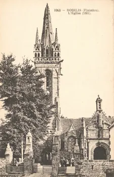carte postale L'EGLISE Finistère 1925 017859 Photo
