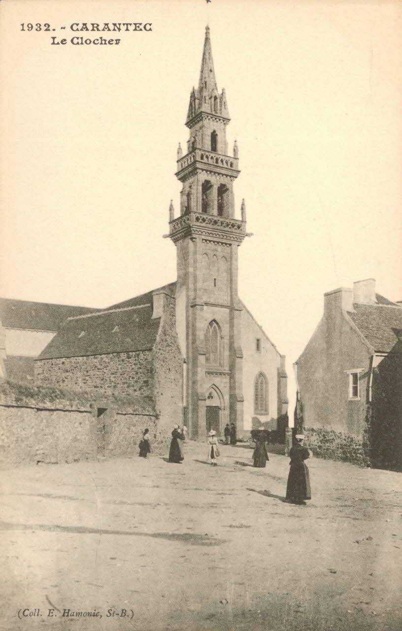 carte postale LE CLOCHER Finistère 1903-1920 017884 Photo