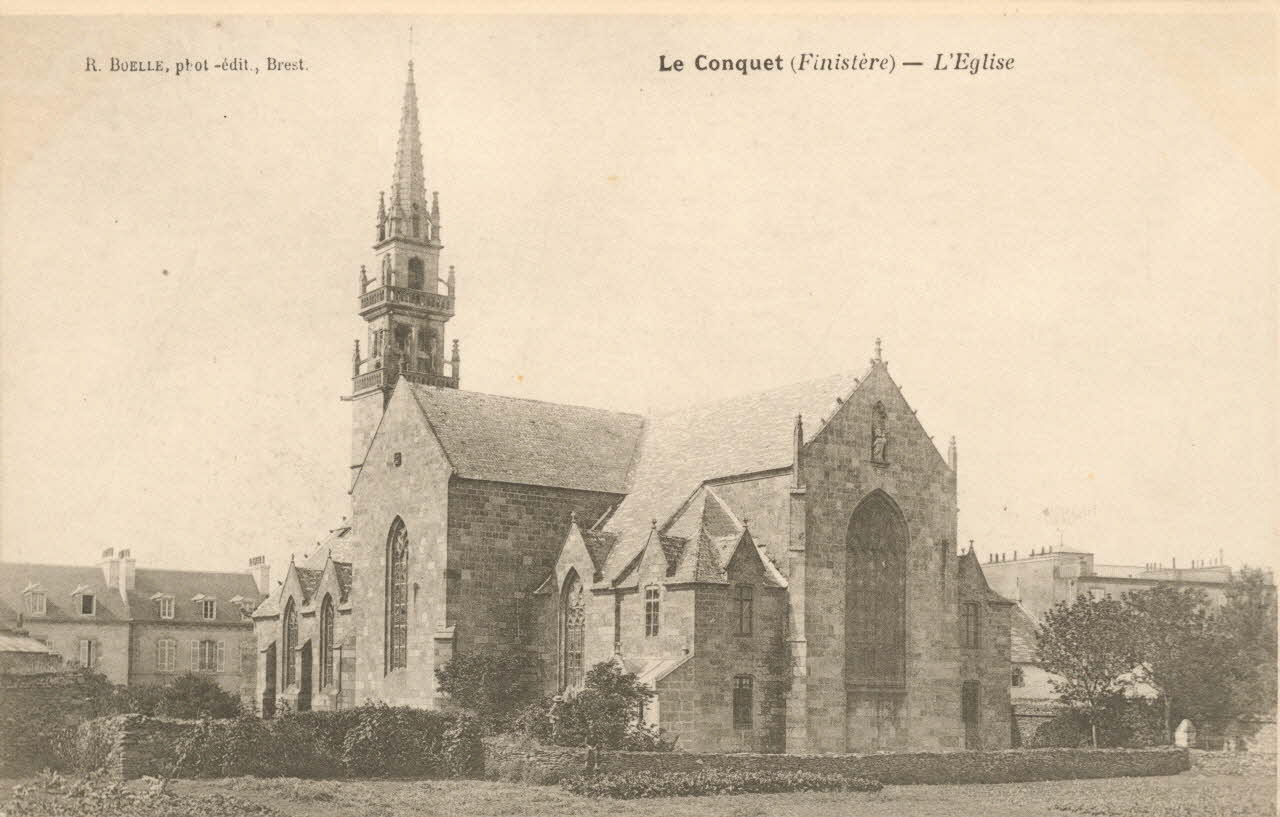carte postale L'EGLISE Finistère 1903 017913  Photo