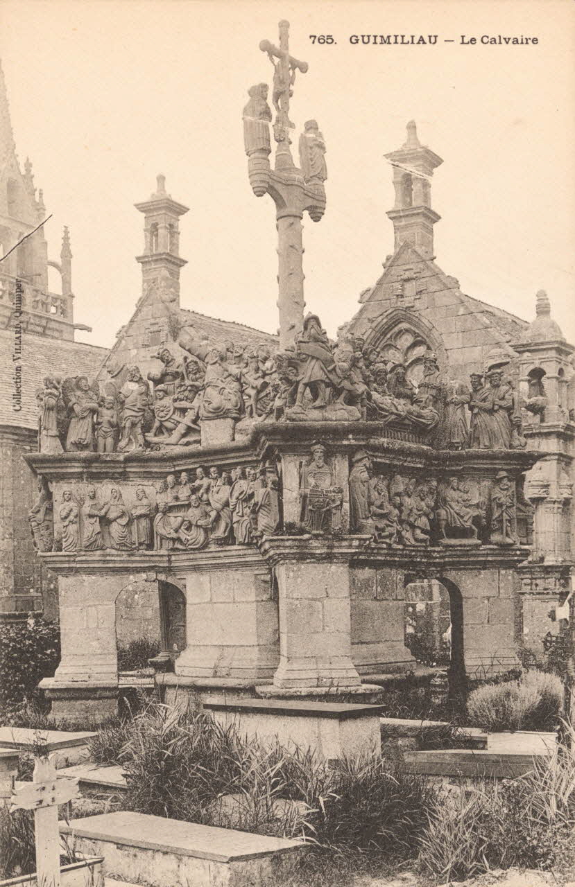 carte postale LE CALVAIRE Finistère 1903-1920 017966 Photo