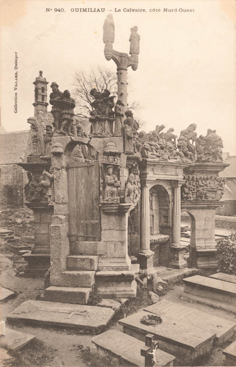 carte postale LE CALVAIRE, COTE NORD-OUEST Finistère 1903 017969 Photo