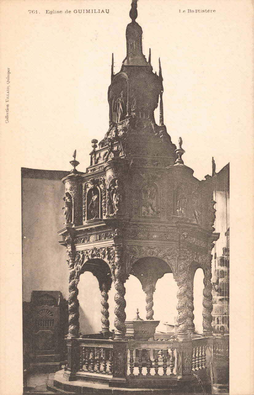 carte postale LE BAPTISTERE Finistère 1903-1920 017972 Photo