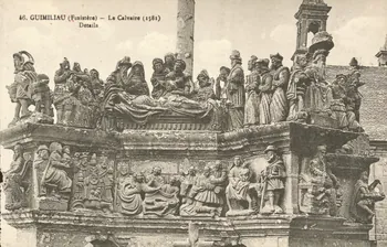 carte postale LE CALVAIRE (1581) ; DETAILS Finistère 1903-1920 017984H  Photo
