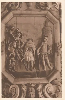 carte postale INTERIEUR DE L'EGLISE. DECAPITATION DE ST MILLIAU Finistère 1921-1950 018019 Photo