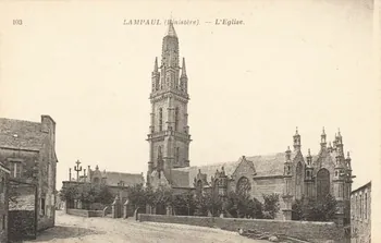 carte postale L'EGLISE Finistère 1925 018021 Photo