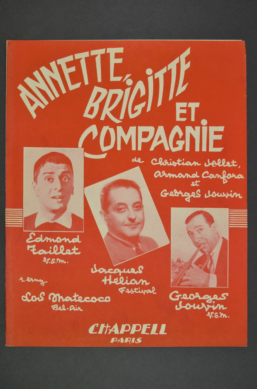 partition de musique petit format 1969.88.286 Photo Mucem