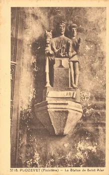 carte postale LA STATUE DE SAINT ALAR Finistère 1921-1950 018170 Photo