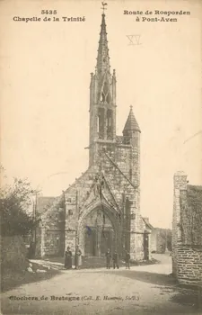 carte postale CHAPELLE DE LA TRINITE Finistère 1917 018174 Photo