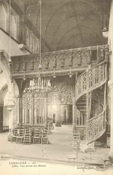 carte postale JUBE, VUE PRISE DU CHOEUR Finistère 1903 018179 Photo