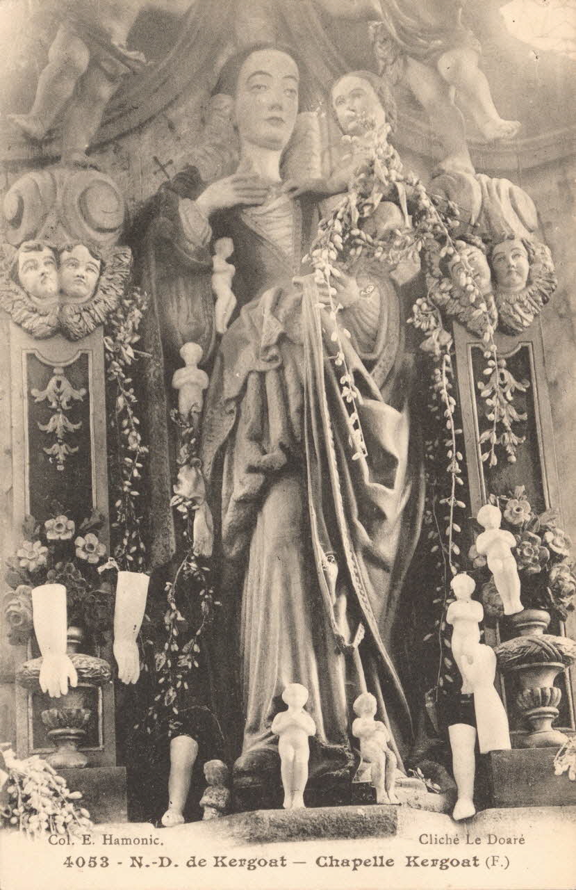 carte postale N. -D. DE KERGOAT ; CHAPELLE KERGOAT Finistère 1903-1920 018230 Photo
