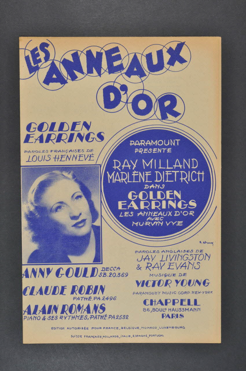 partition de musique petit format 1969.88.288 Photo Mucem