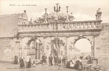 carte postale ARC DE TRIOMPHE Finistère 1902 018392 Photo