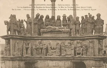 carte postale CALVAIRE (1602) COTE EST Finistère 1903-1920 018536 Photo