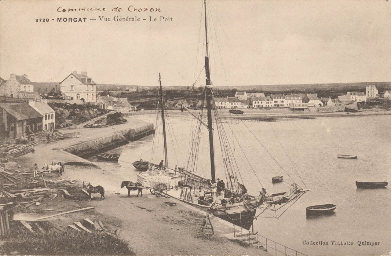 carte postale MORGAT-LE PORT Finistère 1903-1950 018580 Photo