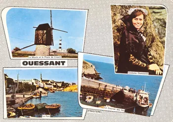 carte postale OUESSANT Finistère 1950 018592 Photo