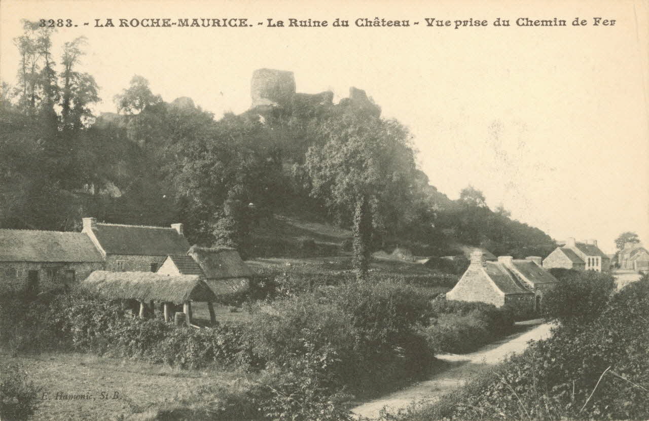carte postale LA ROCHE MAURICE Finistère 1903-1950 018597 Photo
