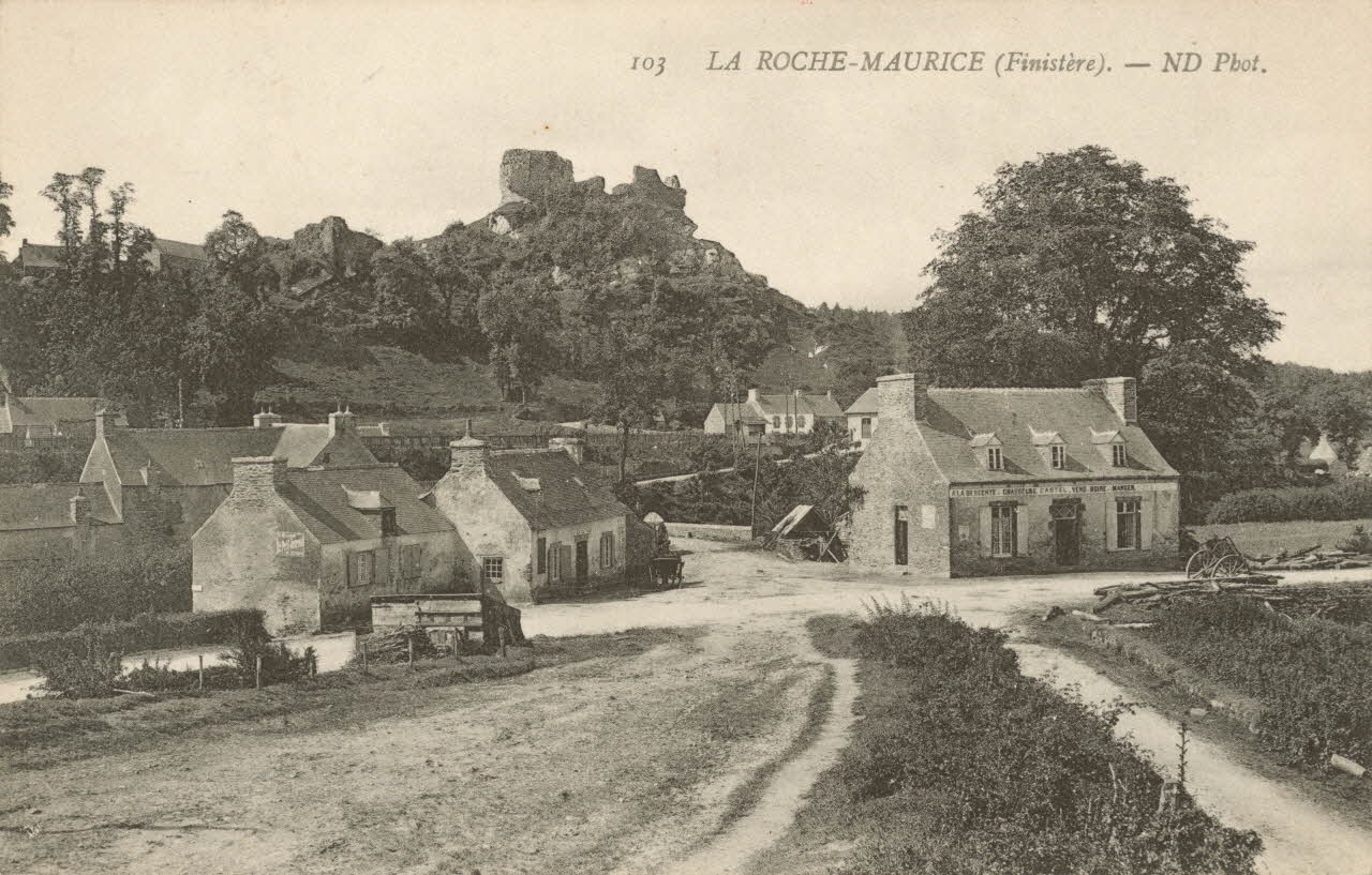 carte postale LA ROCHE-MAURICE Finistère 1903-1950 018598 Photo