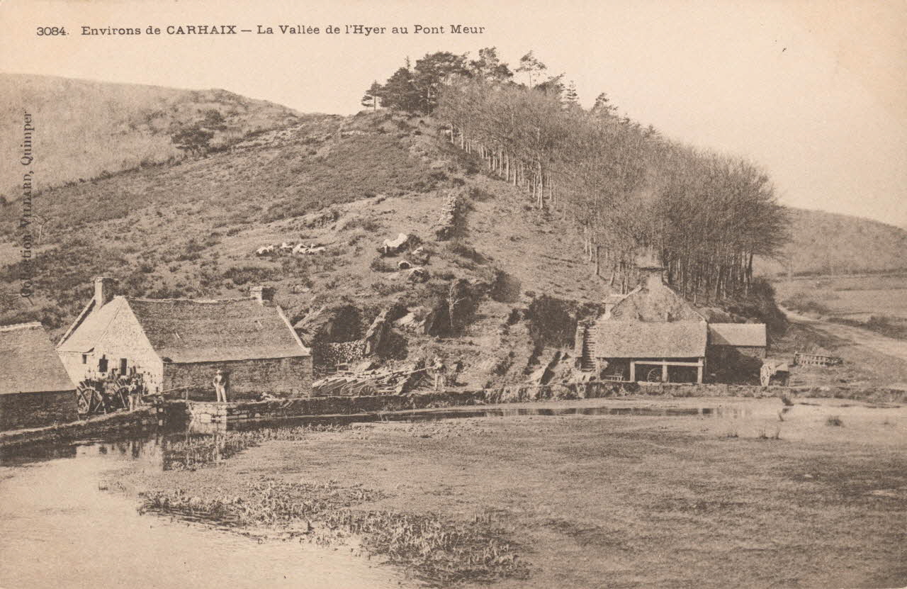 carte postale VALLEE DE L'HYERES AU PONT MEUR Finistère 1903-1950 018606 Photo