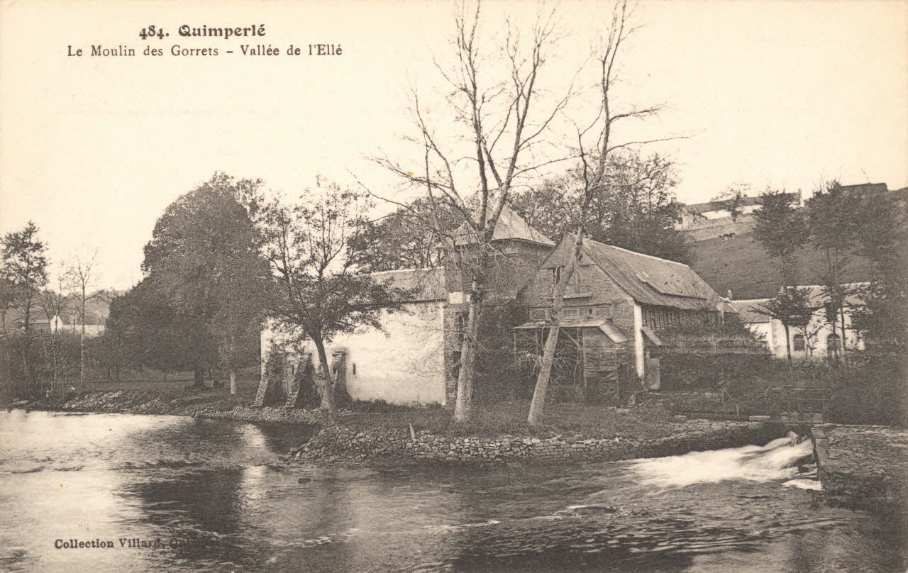 carte postale MOULIN DES GORRETS-VALLEE DE L'ELL Finistère 1903-1950 018638 Photo