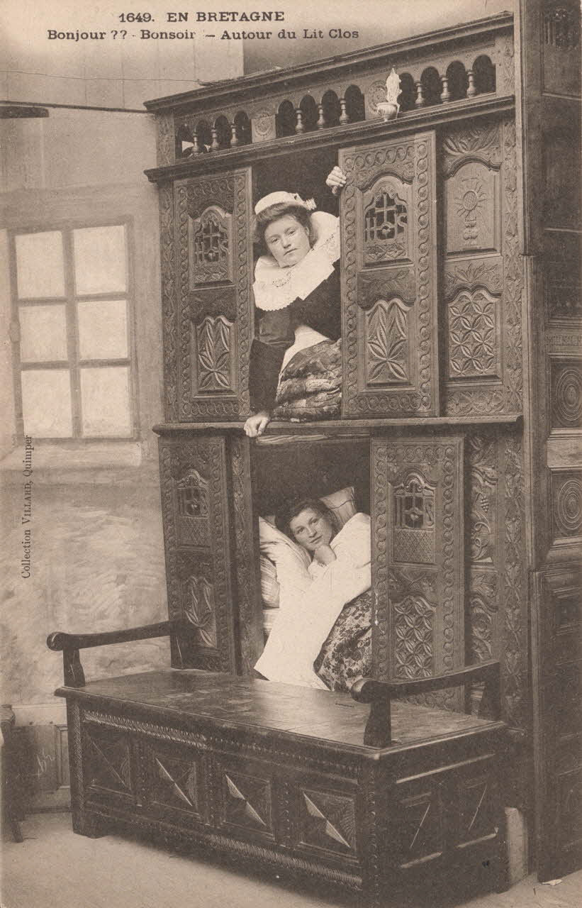 carte postale BRETAGNE-LIT CLOS 1903-1950 018657 Photo Mucem