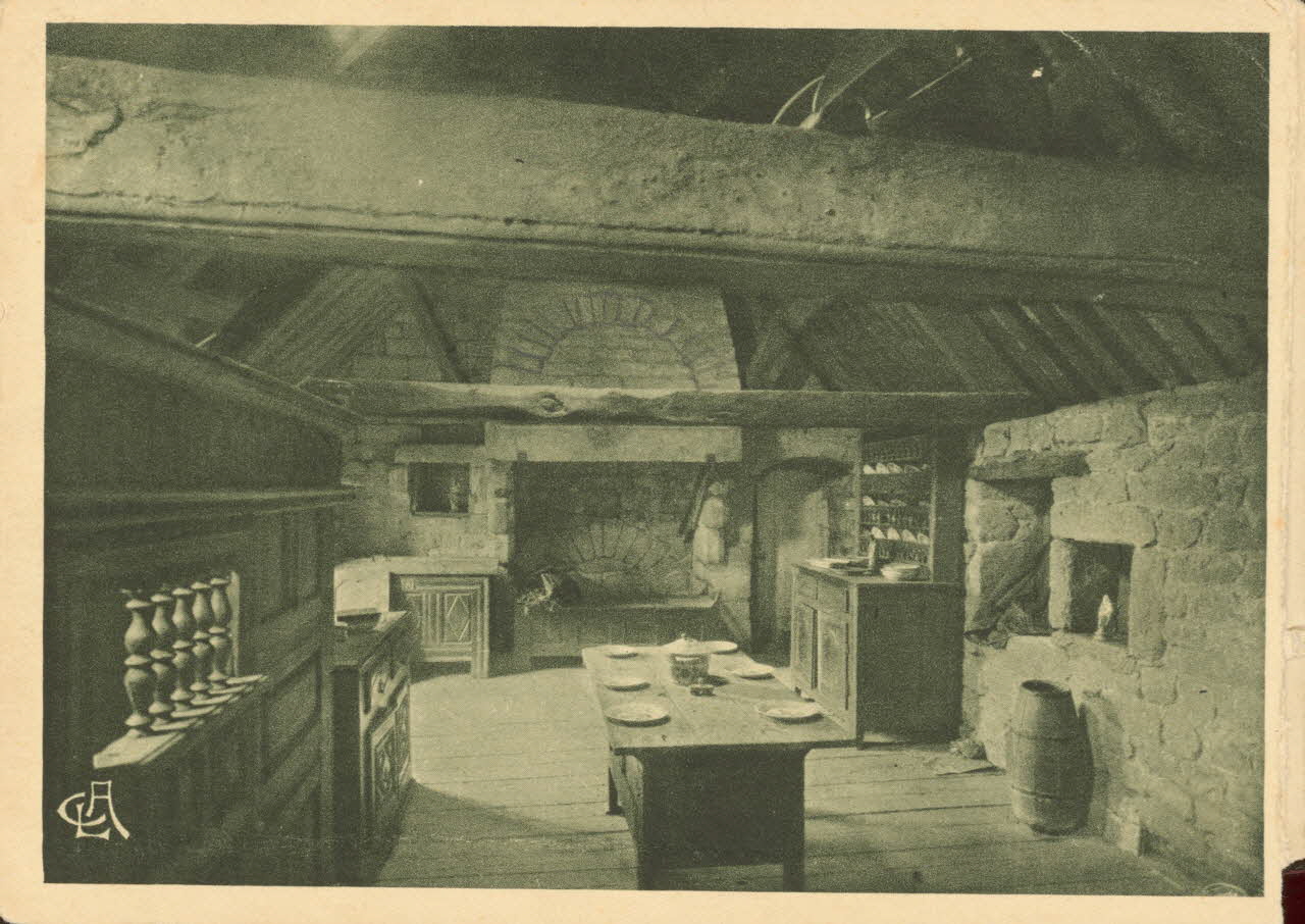 carte postale COCRONAN-ANCIENNE SALLE BRETONNE Finistère 1921-1950 018665 Photo