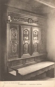 carte postale PLOZEVET-INTERIEUR BRETON Finistère 1903-1950 018669 Photo