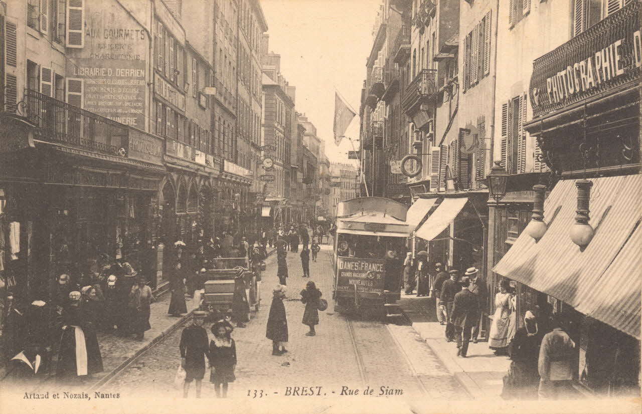 carte postale RUE DE SIAM Finistère 1903-1920 018685 Photo