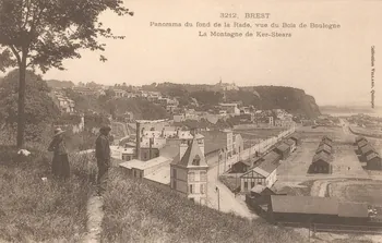 carte postale PANORAMA DU FOND DE LA RADE Finistère 1903 018687  Photo
