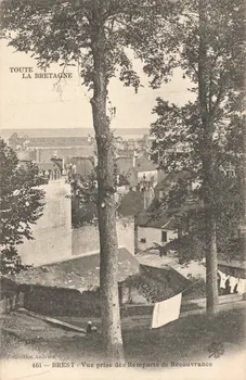 carte postale VUE PRISE DES REMPARTS Finistère 1903-1920 018688  Photo