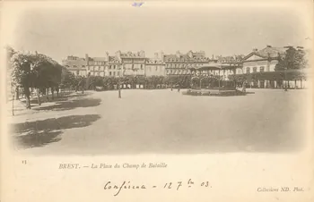 carte postale LA PLACE DU CHAMP DE BATAILLE Finistère 1903 018690  Photo