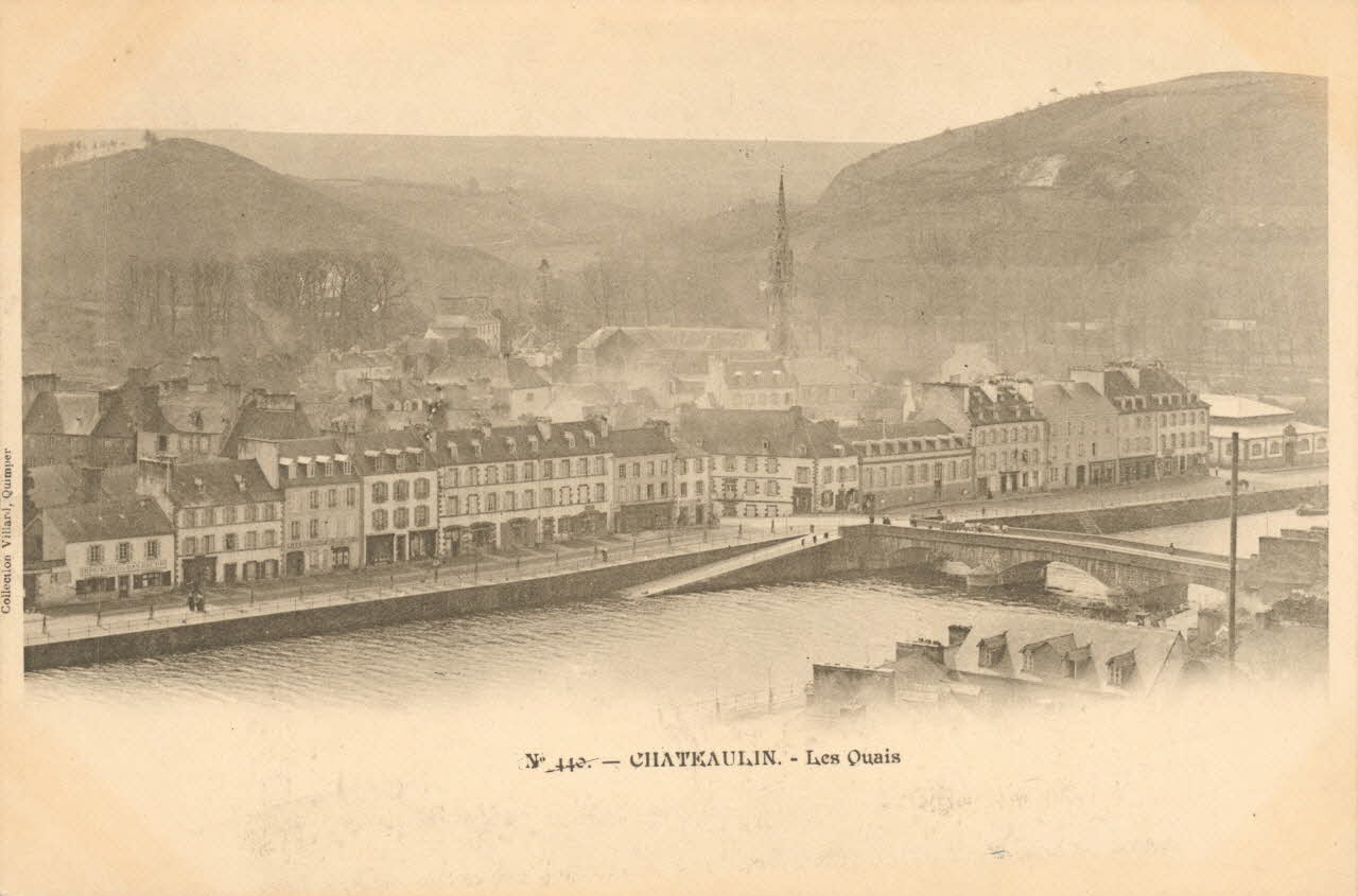 carte postale LES QUAIS Finistère 1903 018712 Photo