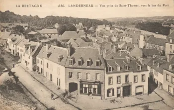 carte postale VUE PRISE DE SAINT-THOMAS Finistère 1903-1920 018742 Photo