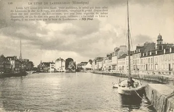 carte postale LA LUNE DE LANDERNEAU Finistère 1903-1920 018748 Photo