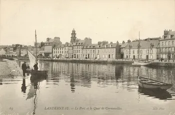 carte postale PORT ET QUAI DE CORNOUAILLES Finistère 1903-1920 018749 Photo