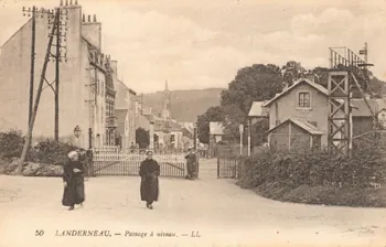 carte postale PASSAGE A NIVEAU Finistère 1903-1920 018756 Photo