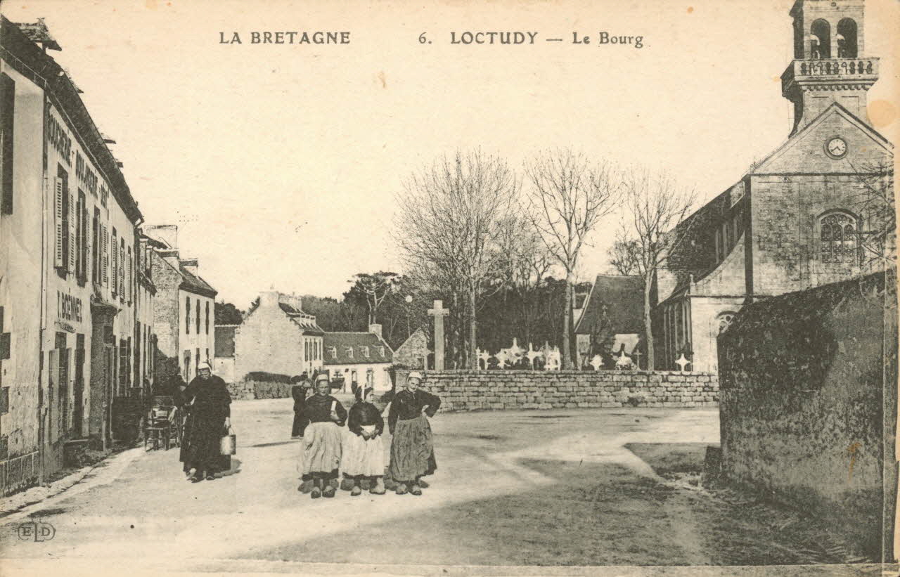 carte postale LE BOURG Finistère 1903-1920 018765 Photo