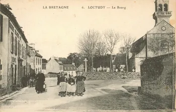carte postale LE BOURG Finistère 1903-1920 018765 Photo