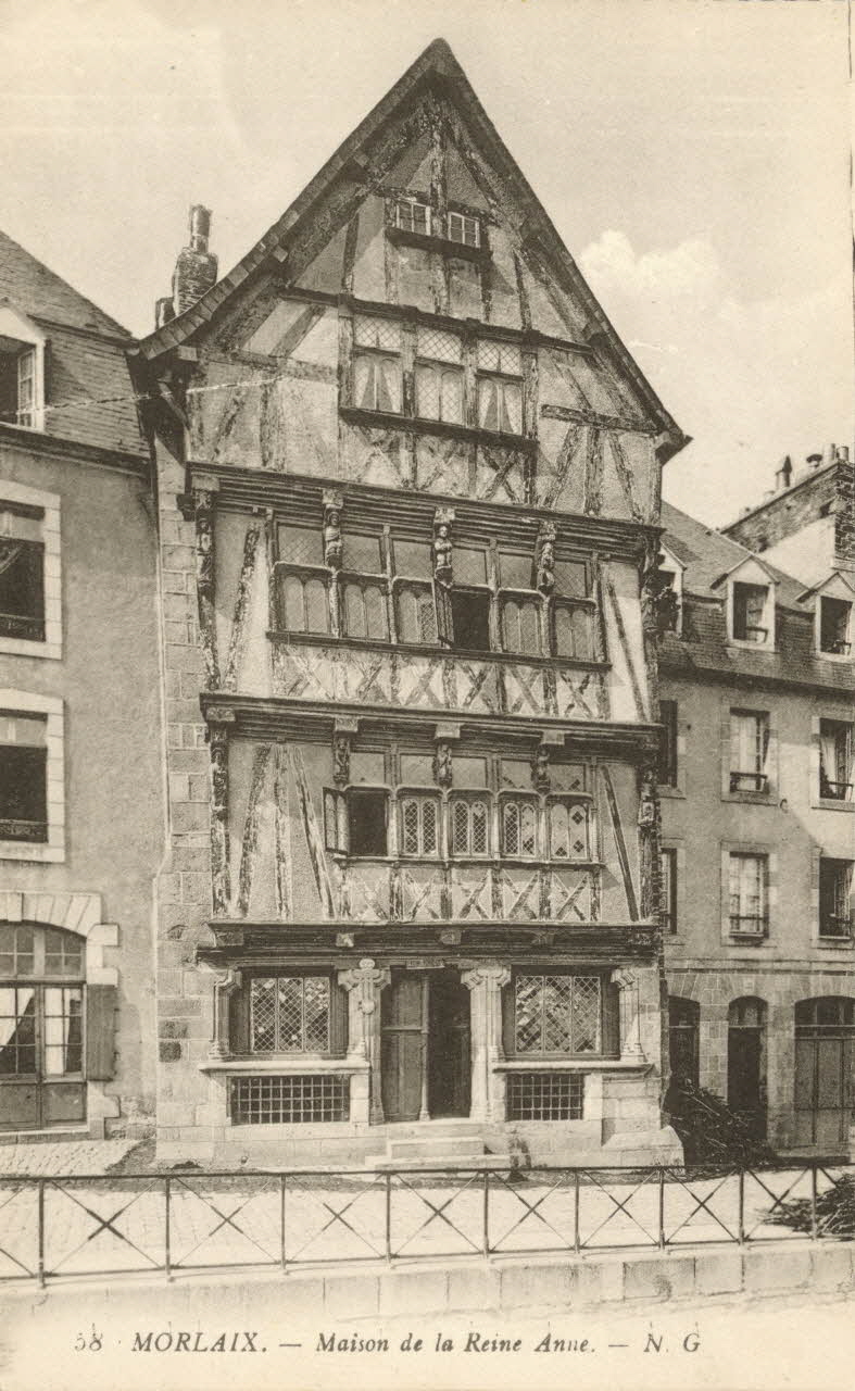 carte postale MAISON DE LA REINE ANNE Finistère 1903-1920 018778 Photo