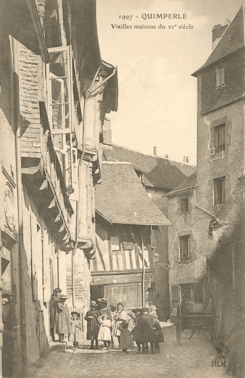 carte postale VIEILLES MAISONS DU 15EME SIECLE Finistère 1903-1920 018868 Photo