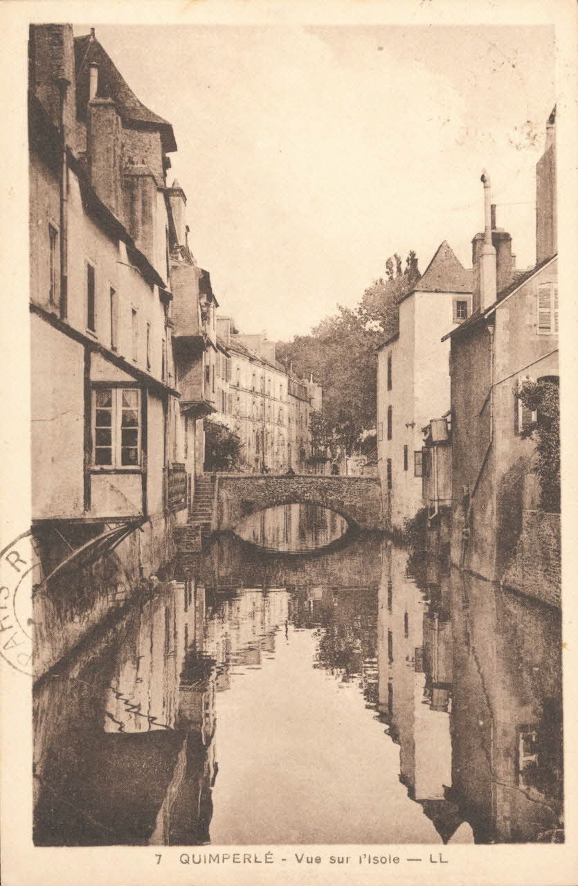 carte postale VUE SUR L'ISOLE Finistère 1935 018874 Photo