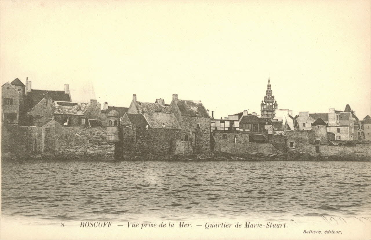 carte postale QUARTIER DE MARIE STUART Finistère 1903-1920 018897 Photo